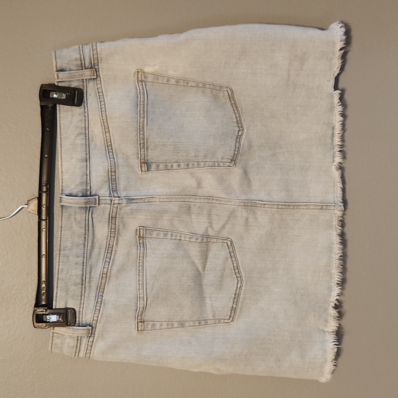 Wild Fable Distressed Denim Skirt - Picture 2 of 4